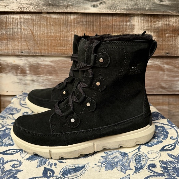 🖤NWT🖤 Sorel Explorer II Joan Faux Fur Boot - Picture 2 of 13